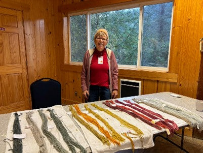 Dyeing Fiber with Lichens
