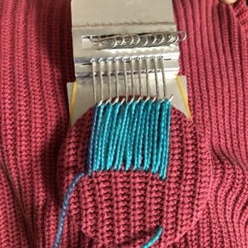 Visible Mending with Speedweve Looms and Embroidery