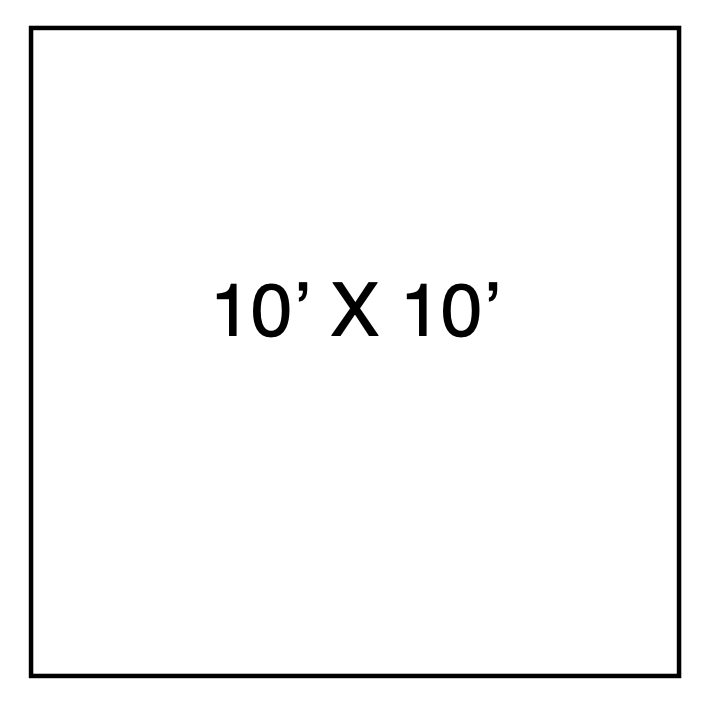 Single Indoor Booth 10X10