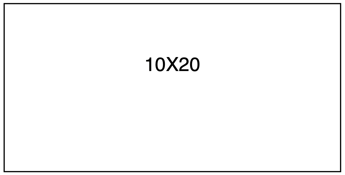 Double Indoor Booth 10X20
