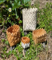 Basic Double-Walled Oblique Woven (Plaited) Basket Weaving