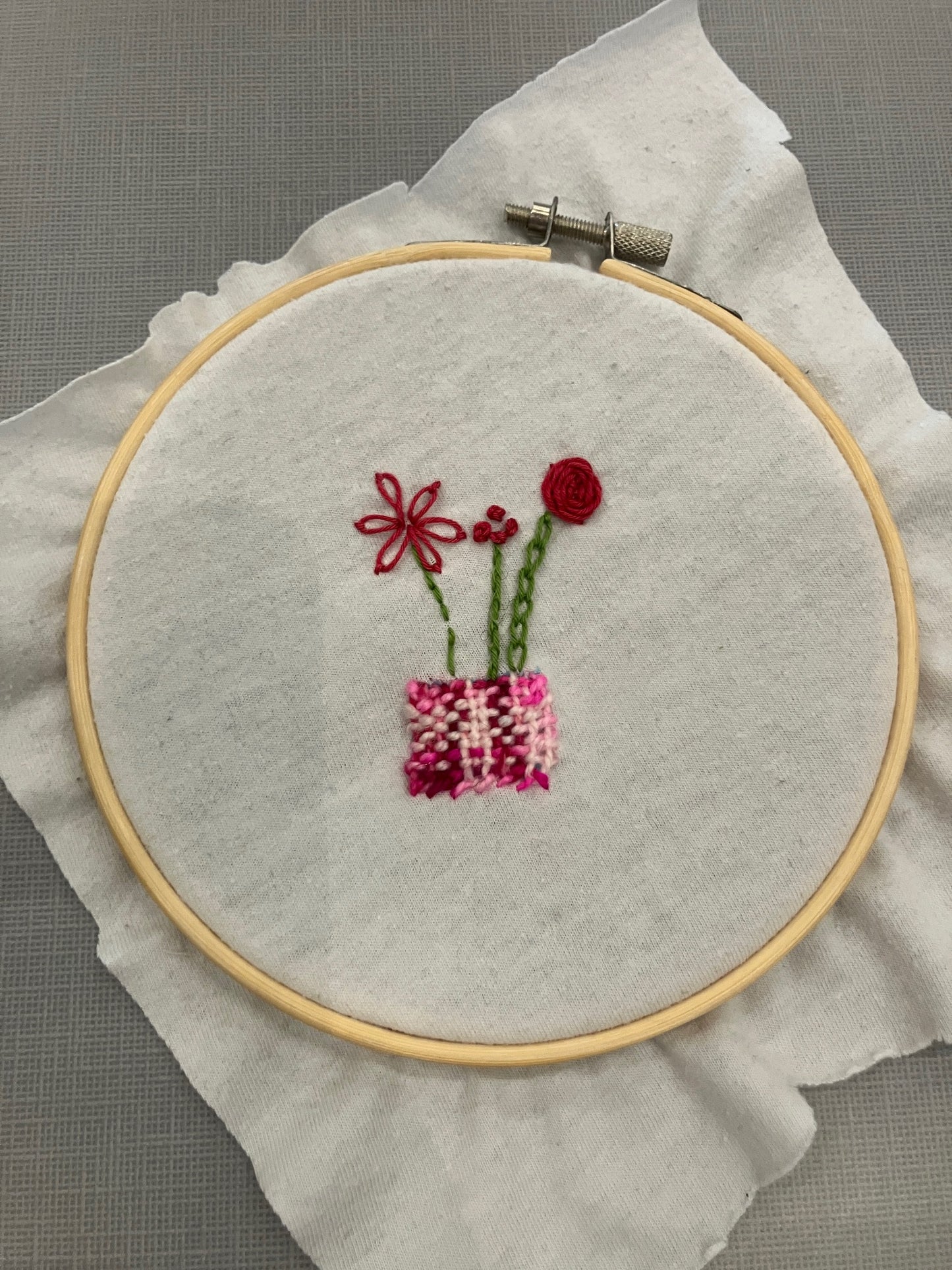 Visible Mending with Speedweve Looms and Embroidery